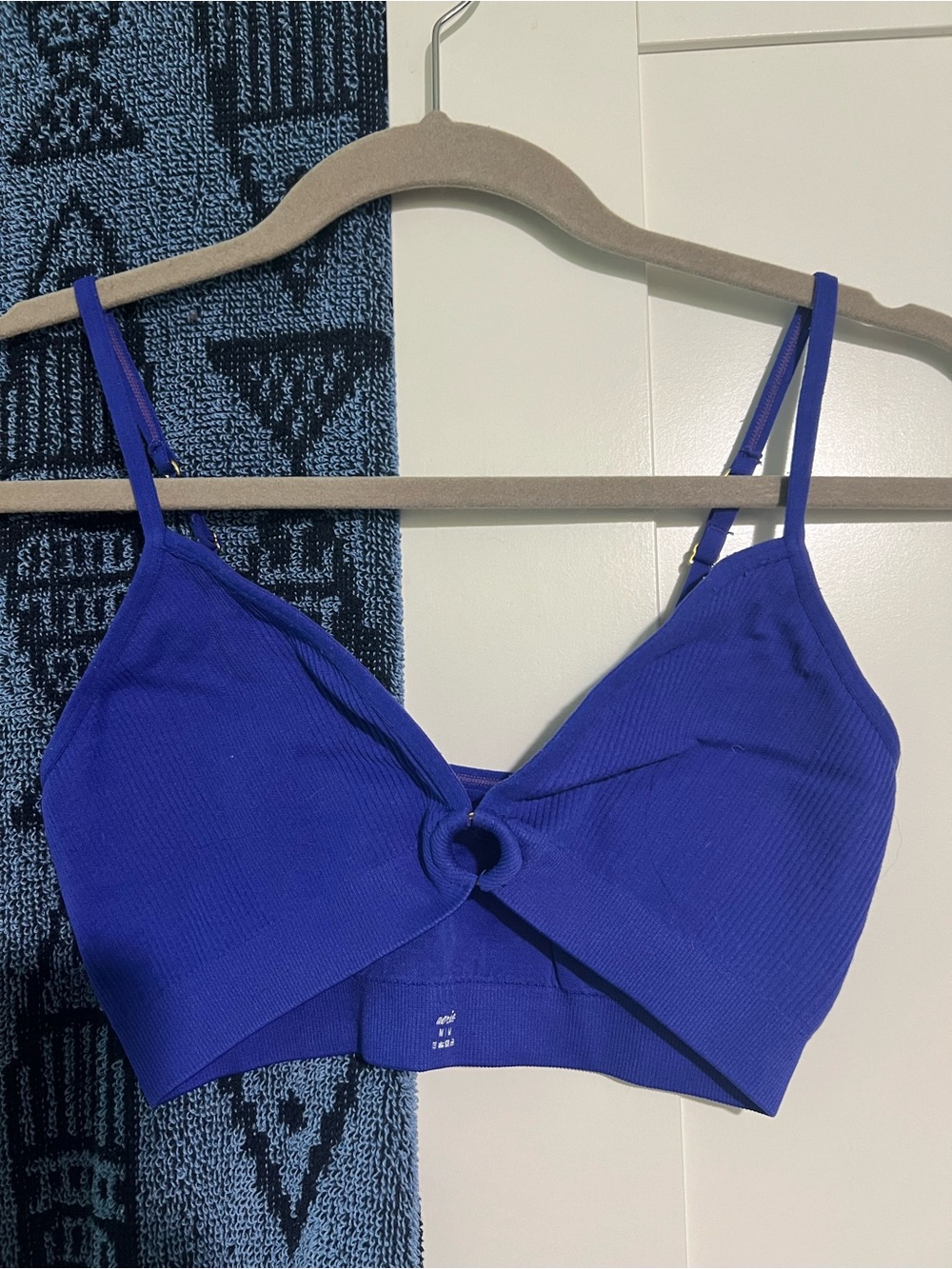 aerie Cobalt Ribbed Bralette